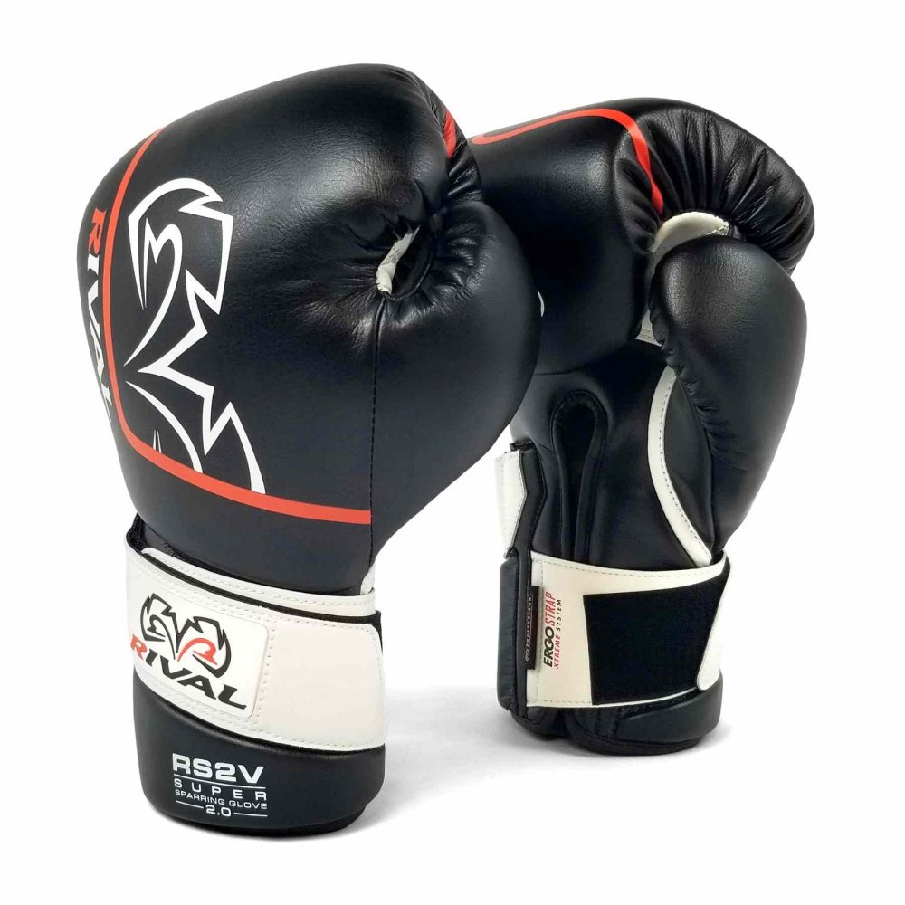Boxerské rukavice černobílé Rival