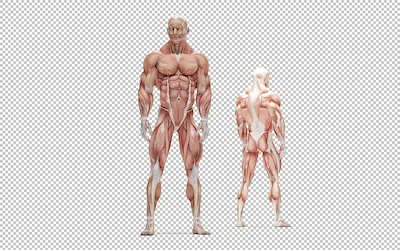 svaly v mužském těle