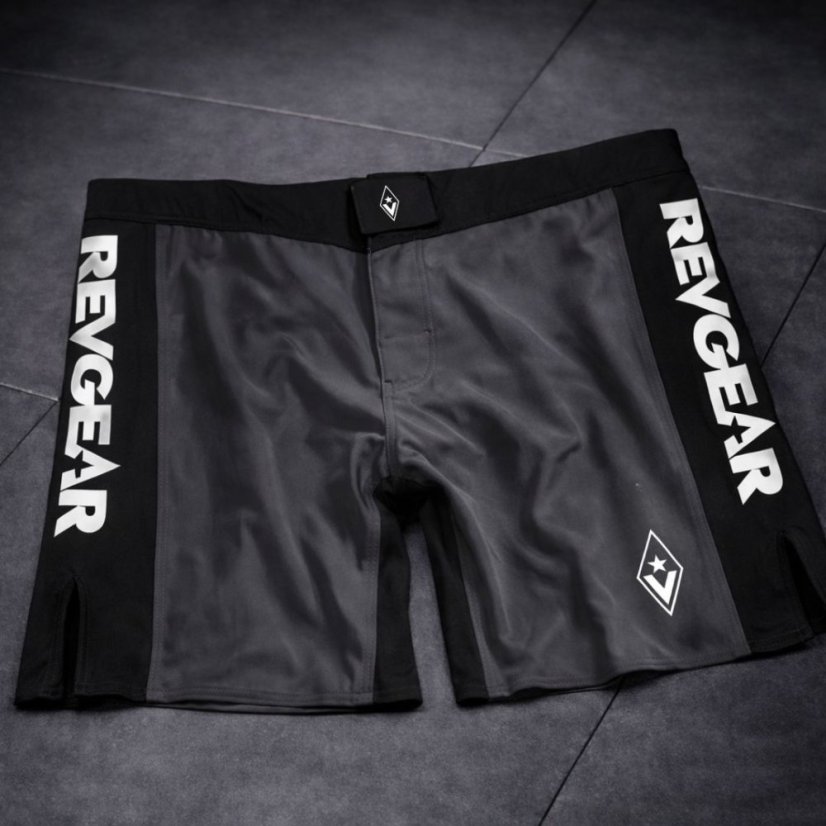 Revgear Stealth Hybrid MMA šortky – šedá/černá - Velikost: S