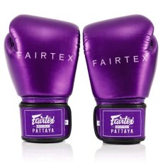 Boxerské rukavice Fairtex BGV22 Metallic - fialová