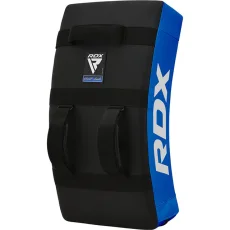 RDX T1 Curved Kick Shield with Nylon Handles - blue