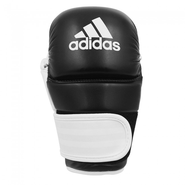 Mănuși MMA ADIDAS Grappling  - Negru/Alb - Mărime: XL