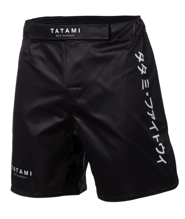 Grappling šortky TATAMI Katakana - Čierna