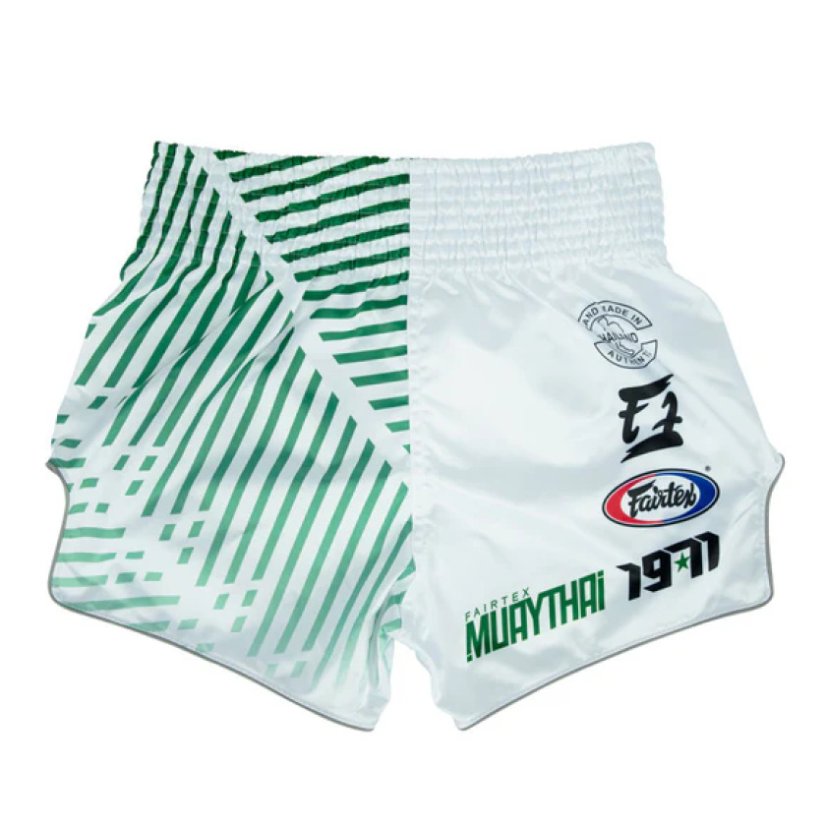 Fairtex Muay Thai Shorts Racer – White - Size: L