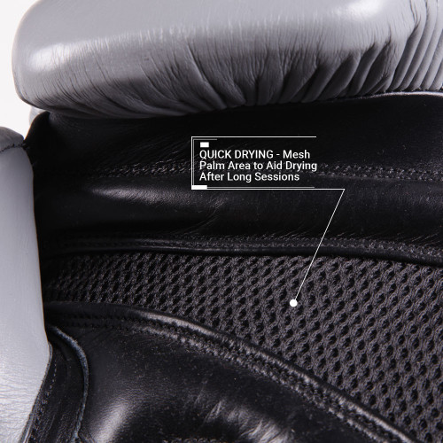 Boxerské rukavice REVGEAR S5 All Rounder - šedá/černá - Váha rukavic: 10oz
