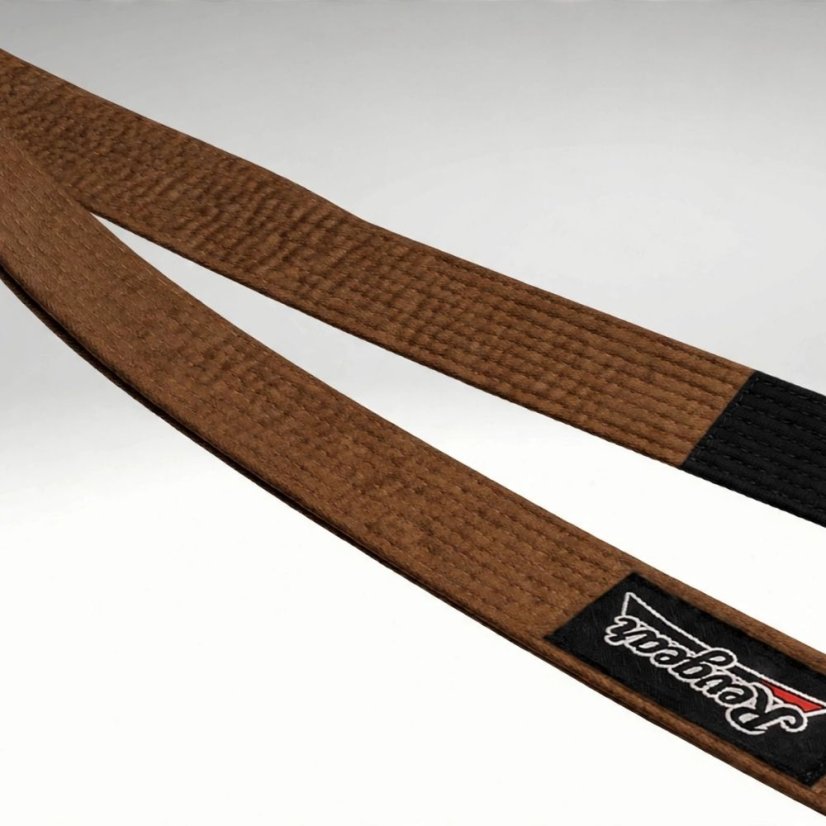 Pásek  REVGEAR Brazilian Jiu Jitsu - Velikost: A2, Barva: Hnědá