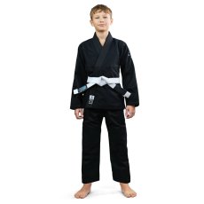 Dětské kimono GI pro BJJ Ground Game  Spartan - černé