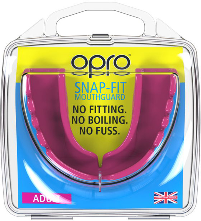 Ochraniacz na zęby Opro Snap Fit Senior - różowy