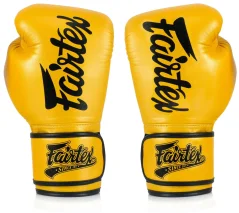 Rękawice bokserskie Fairtex BGV18 Super Sparring – złote