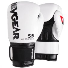 Bokszkesztyű REVGEAR S5 All Rounder - fehér/fekete