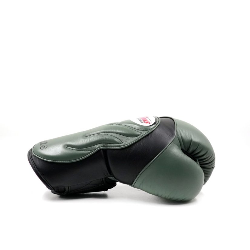 Twins Special BGVL 6 Deluxe boxing gloves – black/olive