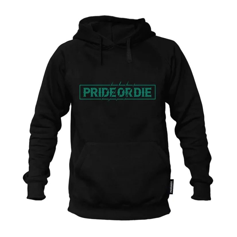 Hanorac cu glugă PRiDEorDiE Unleashed - Mărime: 2XL