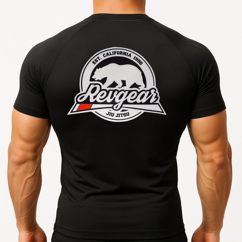 Rash Guard Revgear SS - negru - Mărime: XL