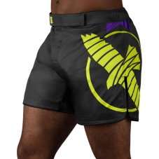 Hayabusa Icon Fight Mid Length Shorts - black/green
