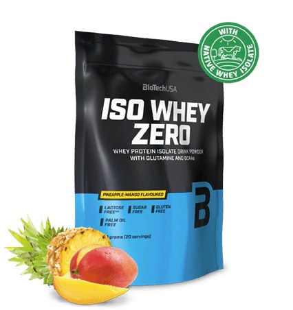 BioTech USA Iso Whey Protein Zero 500g - Príchuť: Ananás/Mango