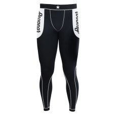 Pánske kompresné legíny REVGEAR Grizzly – čierne/biele