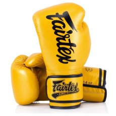 Rękawice bokserskie Fairtex BGV18 Super Sparring – złote