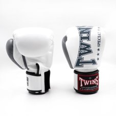 Twins Special BGVL-8 Boxing Gloves – White/Grey