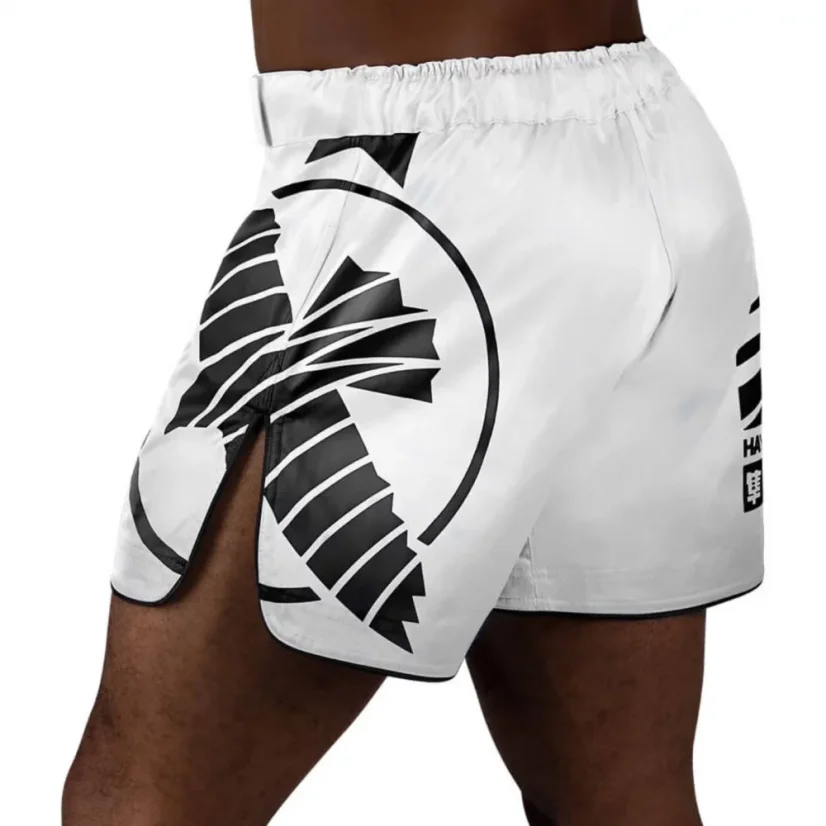 Hayabusa Icon Fight Mid Length Shorts - white