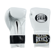 Mănuși de box Cleto Reyes Velcro Training – albe