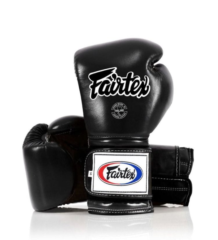 Fairtex BGV9 Heavy Hitter’s Mexican Style rękawice bokserskie – czarne - Waga rękawic w Oz: 10oz