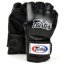 MMA grappling rukavice Fairtex FGV12 Black Ultimate 4oz - Veľkosť: L