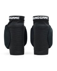 Ochraniacze na kolana Muay Thai Ground Game Logo – czarne
