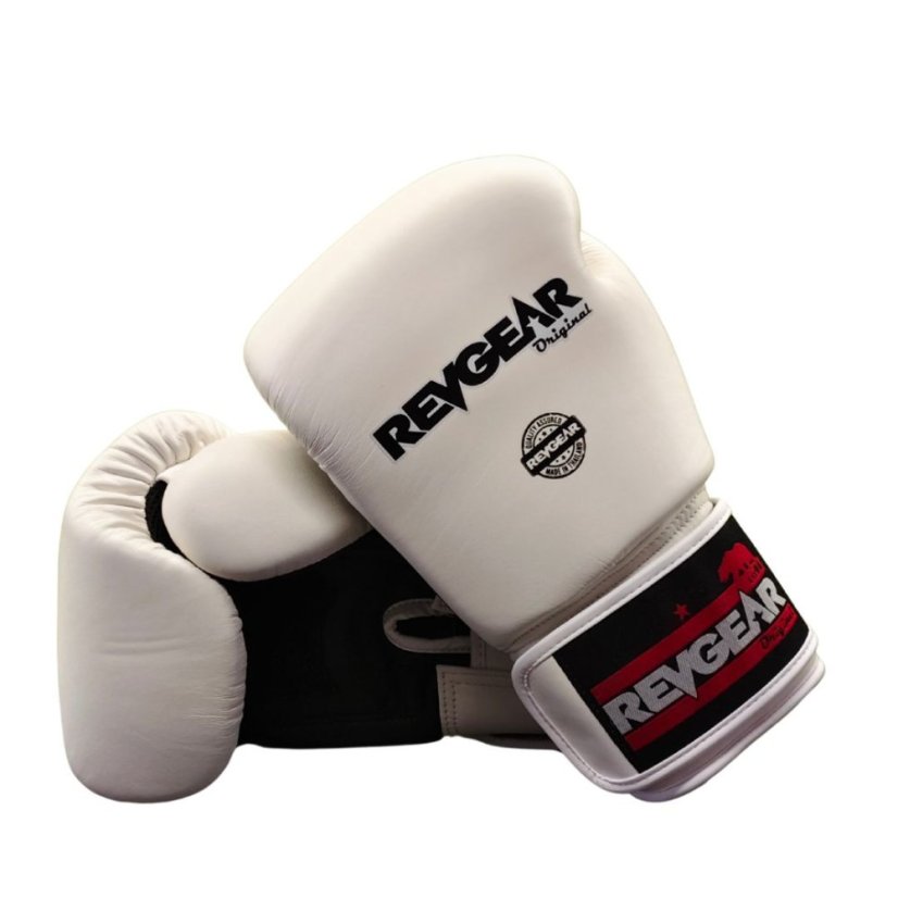 Boxerské rukavice RevGear Original Thai – biele - Hmotnosť rukavíc v Oz: 16oz