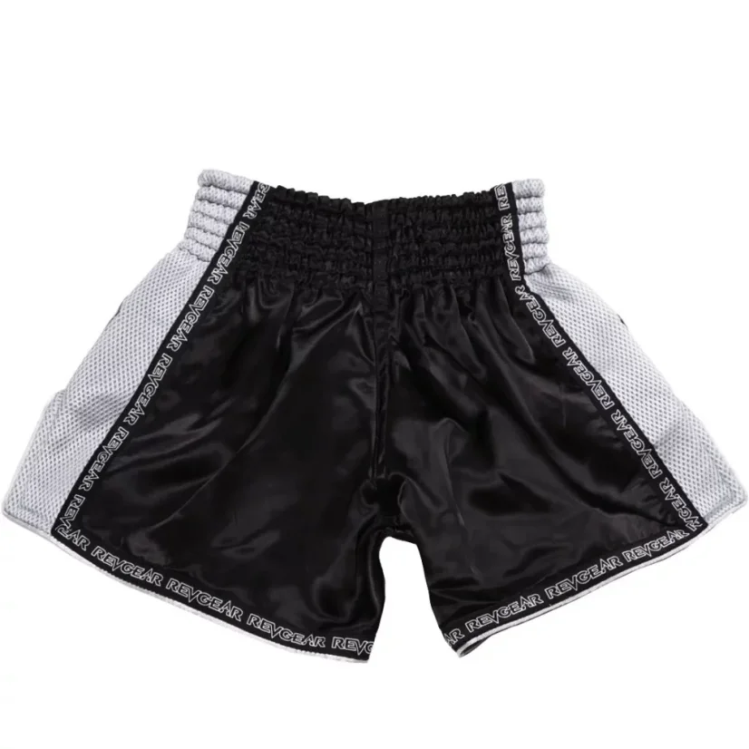 Gyermek Muay Thai rövidnadrág REVGEAR Ranked - szürke - Méret: Youth L
