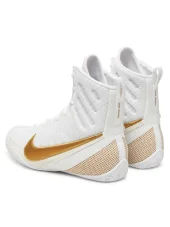 Boxerská obuv Nike Machomai 3 SE - bílá/zlatá