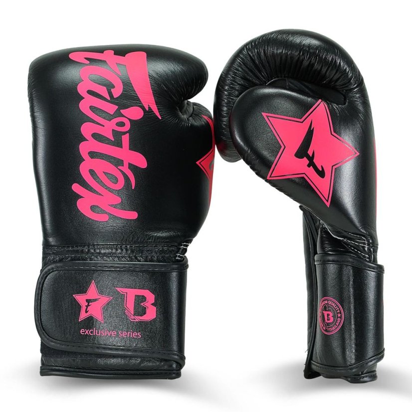 Boxing gloves Fairtex - Booster FXB BG V2 - black/pink