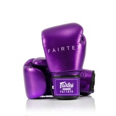 Boxerské rukavice Fairtex BGV22 Metallic – fialová
