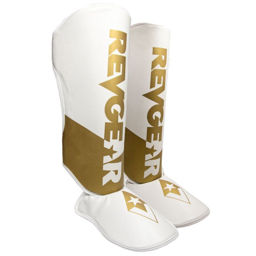 REVGEAR Pinnacle P4 Lábszárvédők - fehér/arany