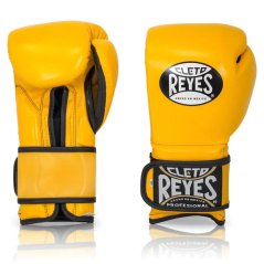 Boxerské rukavice Cleto Reyes Velcro Training - žlutá