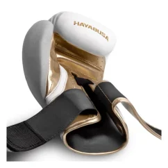 Boxerské rukavice Hayabusa T3 - Bílá/zlatá