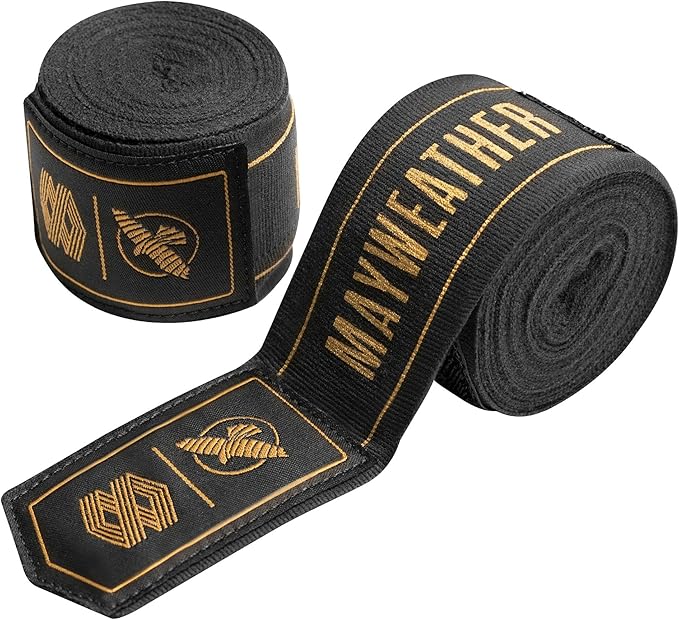 Boxerské bandáže Hayabusa Mayweather - 180" Stretch - Barva: Bílá