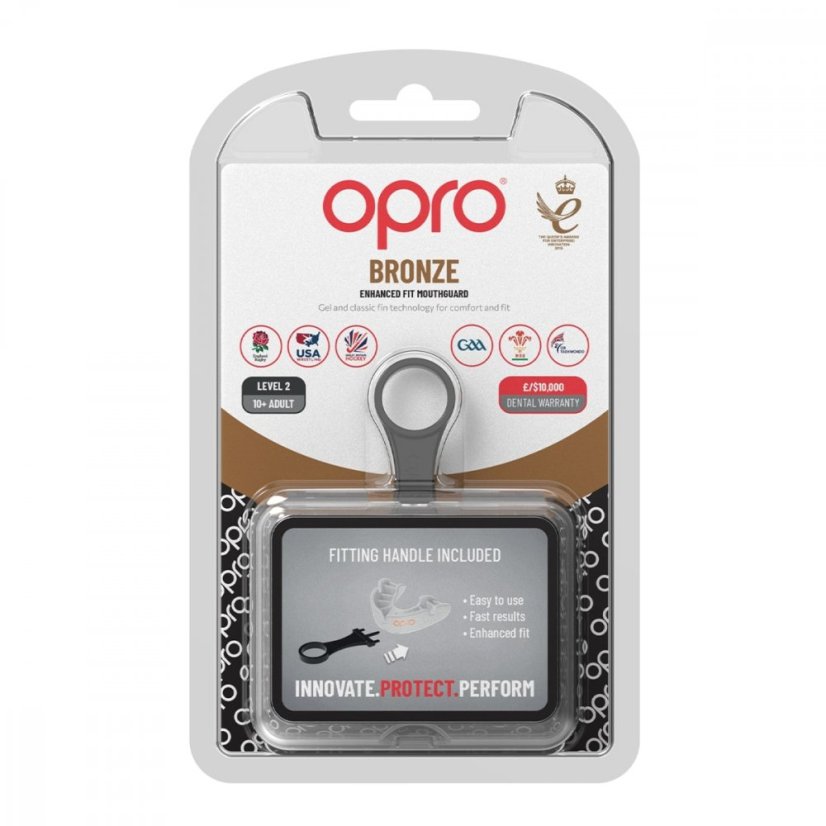 OPRO Zahnschutz Bronze Senior - White