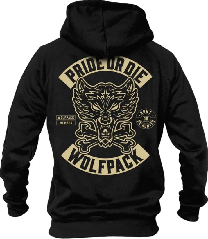 Hoodie PRiDEorDiE Wolfpack