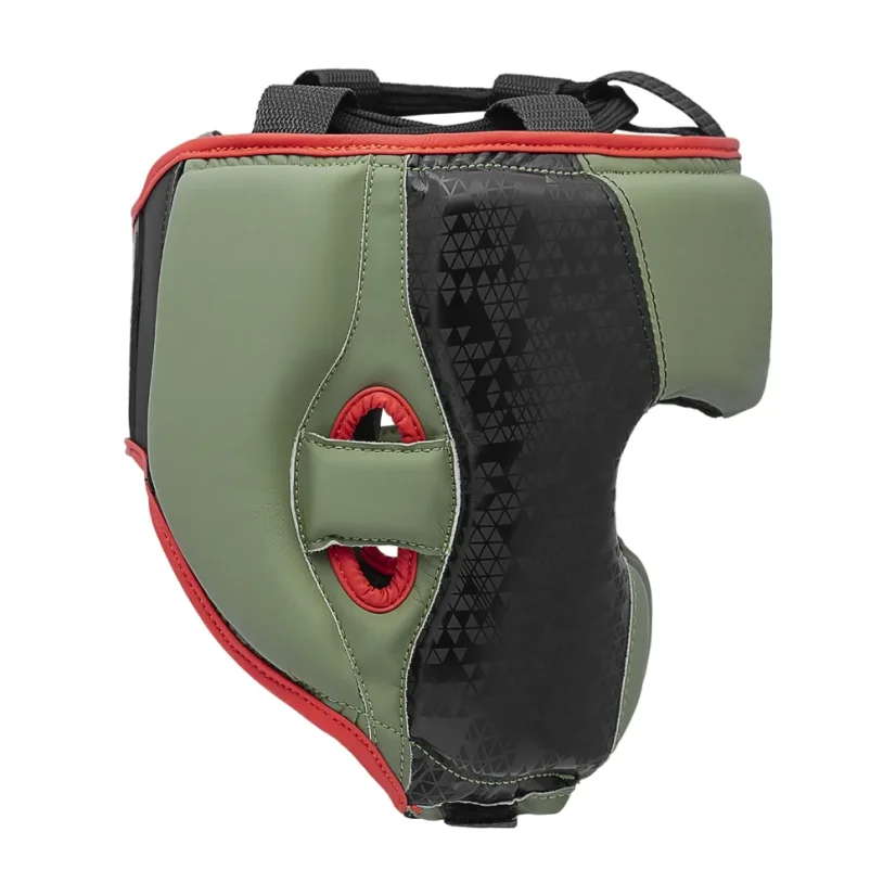 Adidas Combat 50 Kask bokserski – zielony/czarny