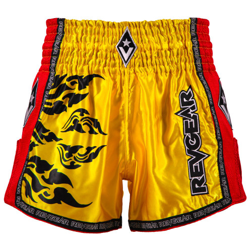 Muay Thai shorts REVGEAR Legends Spirit  - yellow/orange