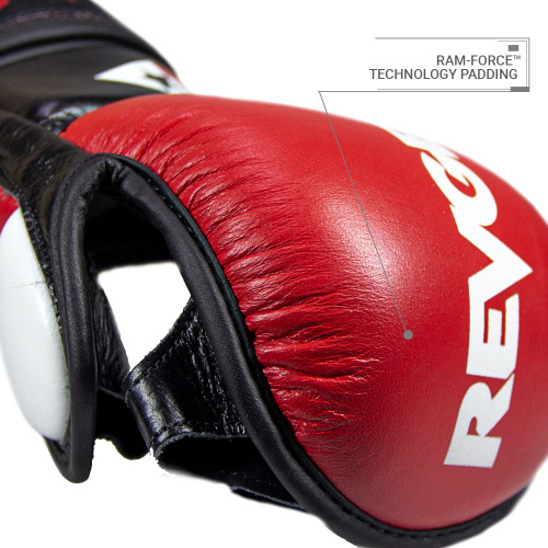 MMA edző és sparring kesztyű REVGEAR Pro Series MS1 - piros