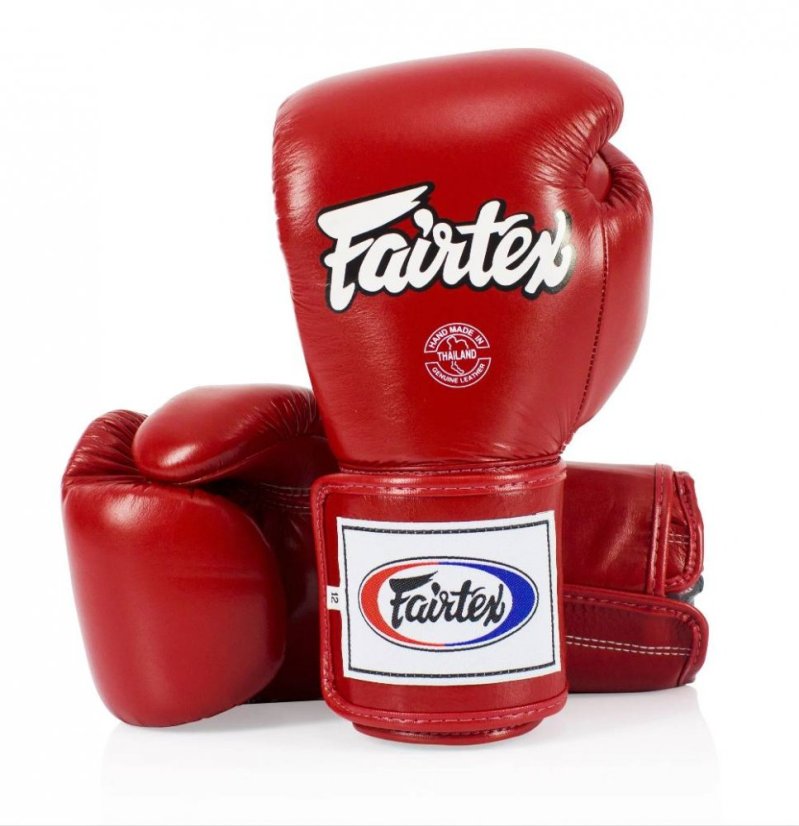 Mănuși de box Fairtex BGV5 Muay Thai Super Sparing - roșii