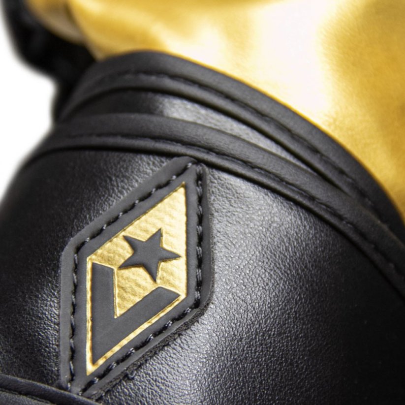 MMA sparingové rukavice REVGEAR Pinnacle P4 - čierna/zlatá - Veľkosť: XL