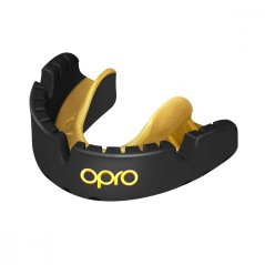 OPRO Gold Braces fogvédő – fogszabályzóhoz, fekete/arany