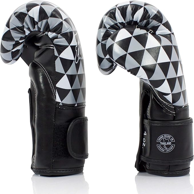 Fairtex BGV14 Art Collection rękawice bokserskie – czarne/białe - Waga rękawic w Oz: 14oz