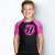 Children's Rashguard REVGEAR with short sleeves - pink