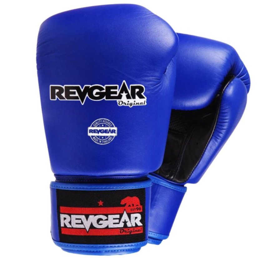 RevGear Original Thai Boxing Gloves – Blue - Weight of gloves: 16oz