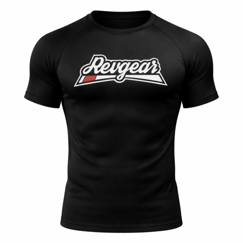 Rash Guard Revgear SS - negru - Mărime: XL