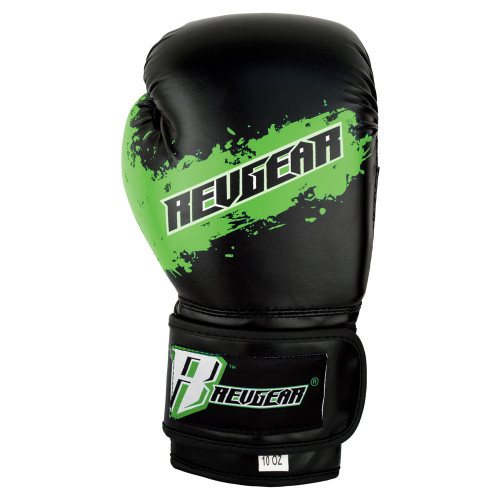 Dětské boxerské rukavice REVGEAR Deluxe Youth Series - zelená - Váha rukavic: 6oz