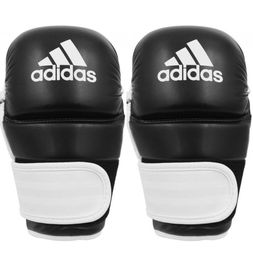 Tréningové rukavice ADIDAS Grappling MMA - čierna/biela